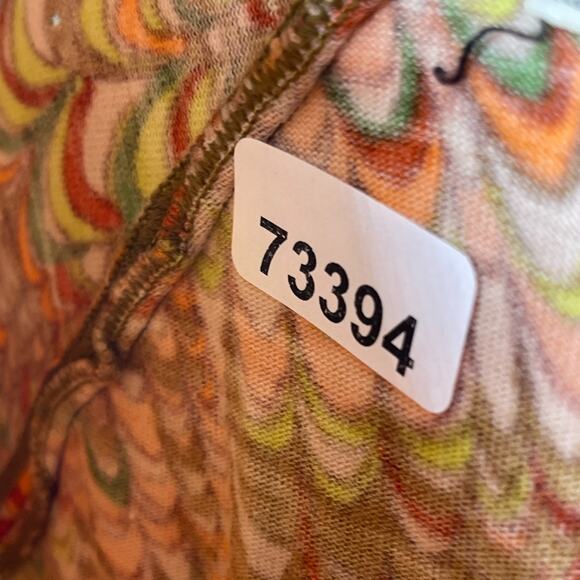 GOLDWORM Sweater Womens 8 Virgin Merino Wool Mod Retro Orange Italy VTG - Picture 16 of 16